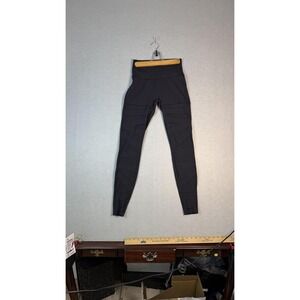 Lululemon Pants Womens 6 Black High Rise Leggings Mesh Yoga‎ Athletic Gym